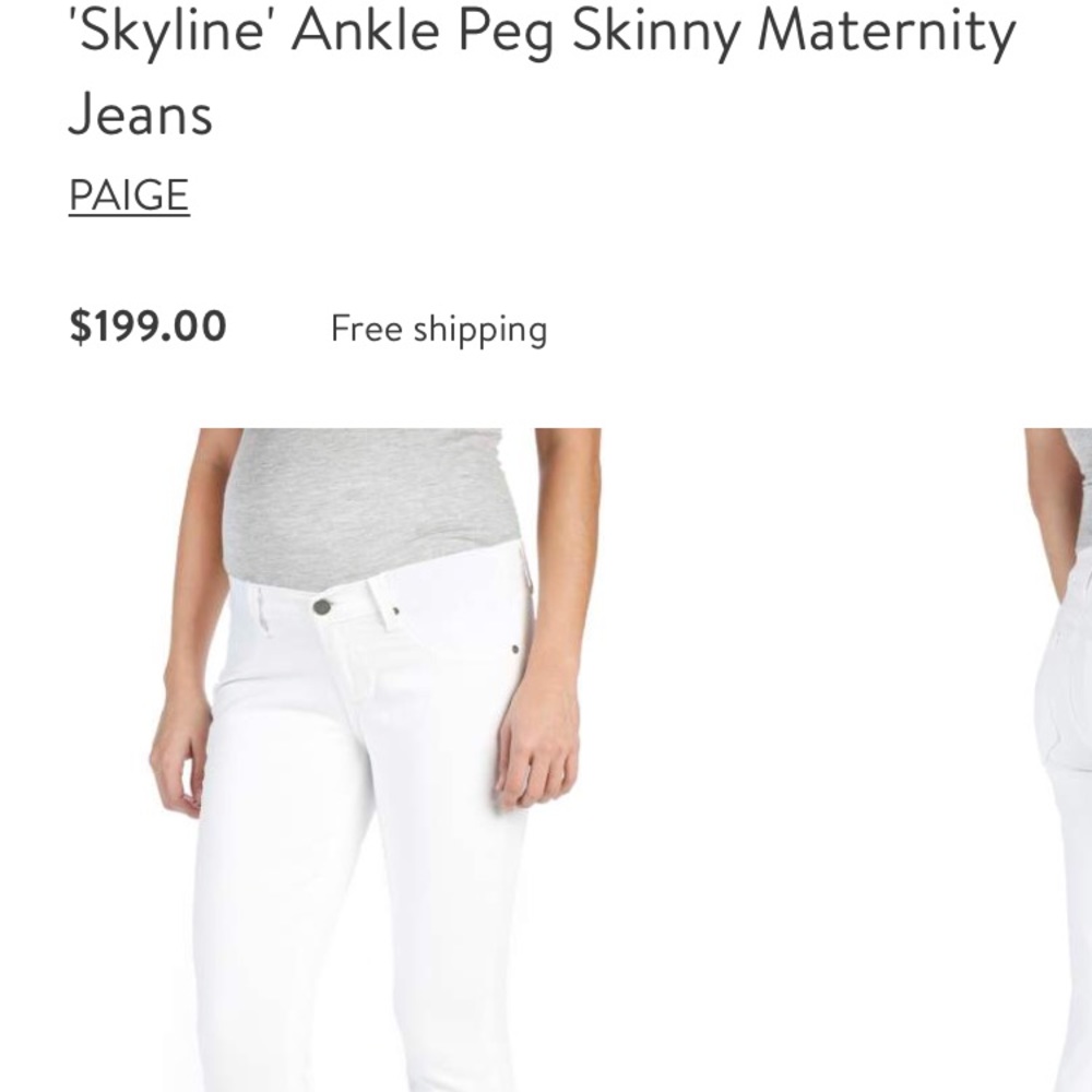 Paige Maternity Denim